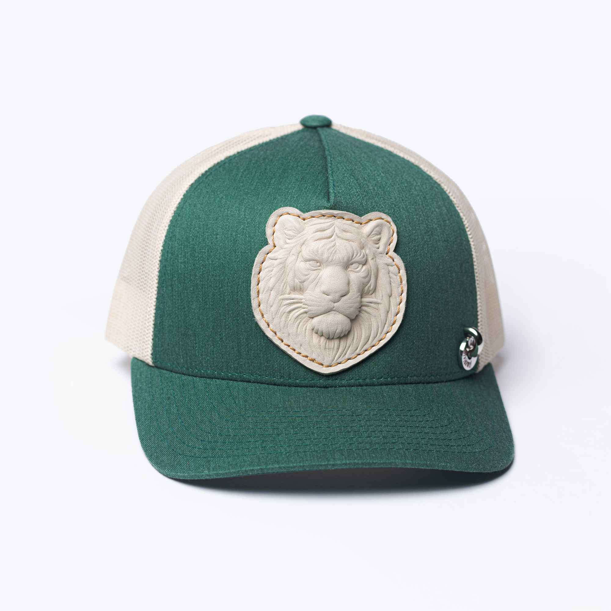GORRAS OLVIDAME ANIMALES verde beig frontal