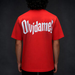 RED / WHITE BACKPRINT OVERSIZED TEE