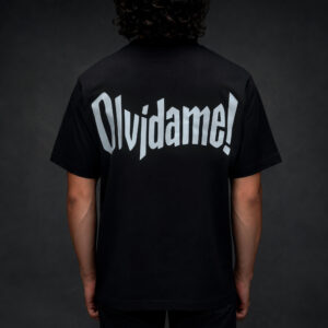 BLACK / WHITE BACKPRINT OVERSIZED TEE