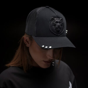 BLACK TIGER PIERCED CAP